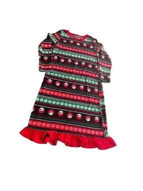 SNOWMAN Fleece night Dress GIRLS Pajama size 7-8